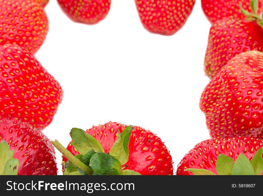 Strawberries As Frame