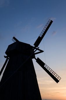 Old Windmill Royalty Free Stock Image Old Windmill Royalty Free Stock Image