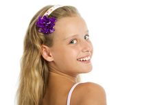 Close-up Portrait Of Pretty Young Girl Stock Photography Close-up Portrait Of Pretty Young Girl Stock Photography