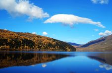 Lake,Clouds And Sky Royalty Free Stock Images
