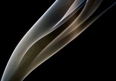 Smoke Curves Royalty Free Stock Photography