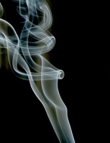 Smoke Curves Royalty Free Stock Images