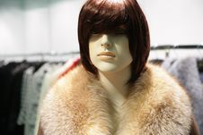 Mannequin In Fur Royalty Free Stock Image Mannequin In Fur Royalty Free Stock Image