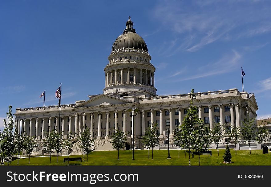 Very elegant looking - the Utah State House, Salt Lake City.