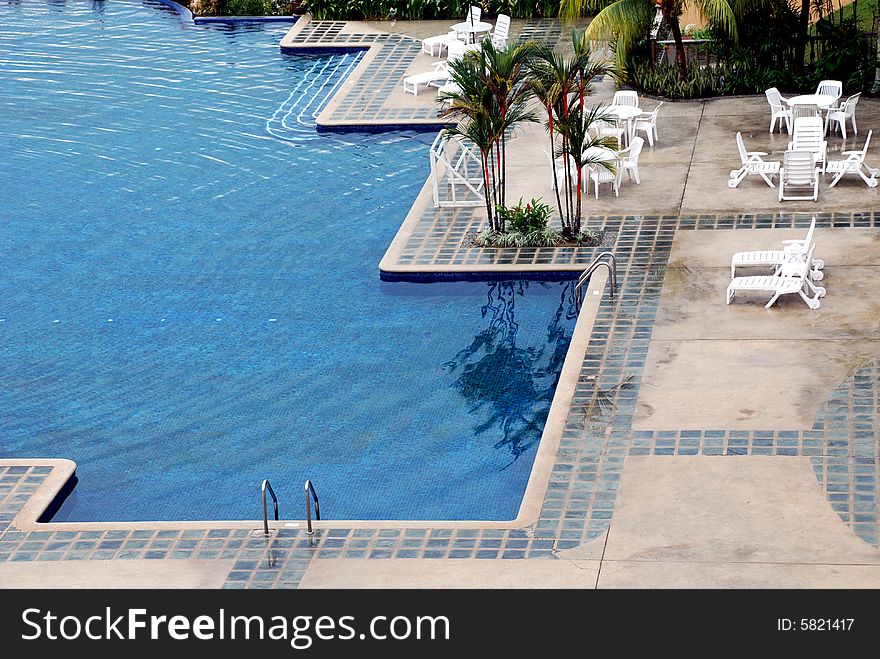 View of swimming pool imag at the resorts