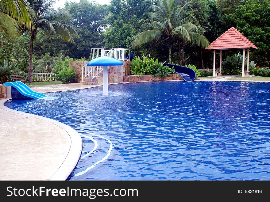 View of swimming pool image at the resorts