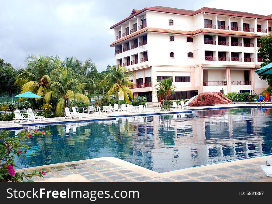 View of swimming pool image at the resort