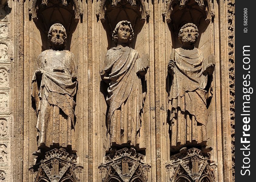 France Rouen: the gothic cathedral of Rouen