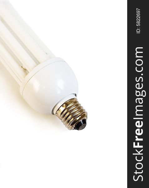 White bulb isolated on white for your design