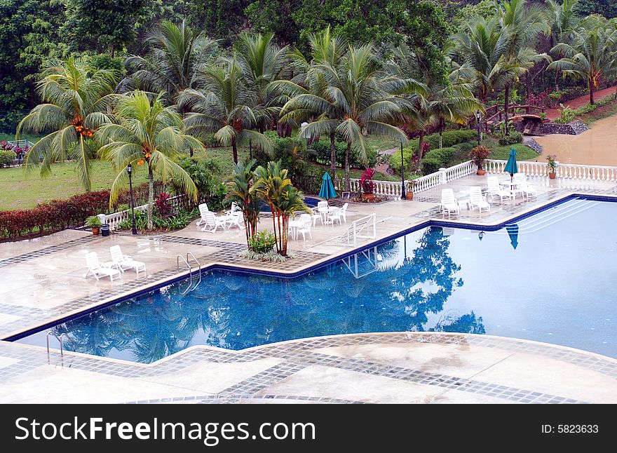 View of swimming pool image at the resorts
