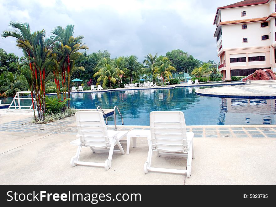 View of swimming pool image at the resorts