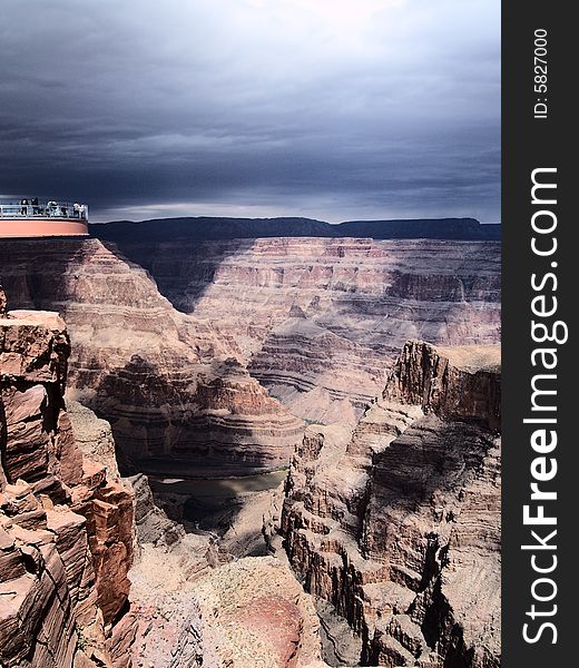An evocative image of the Grand Canyon, with a beautiful and dramatic light. An evocative image of the Grand Canyon, with a beautiful and dramatic light.