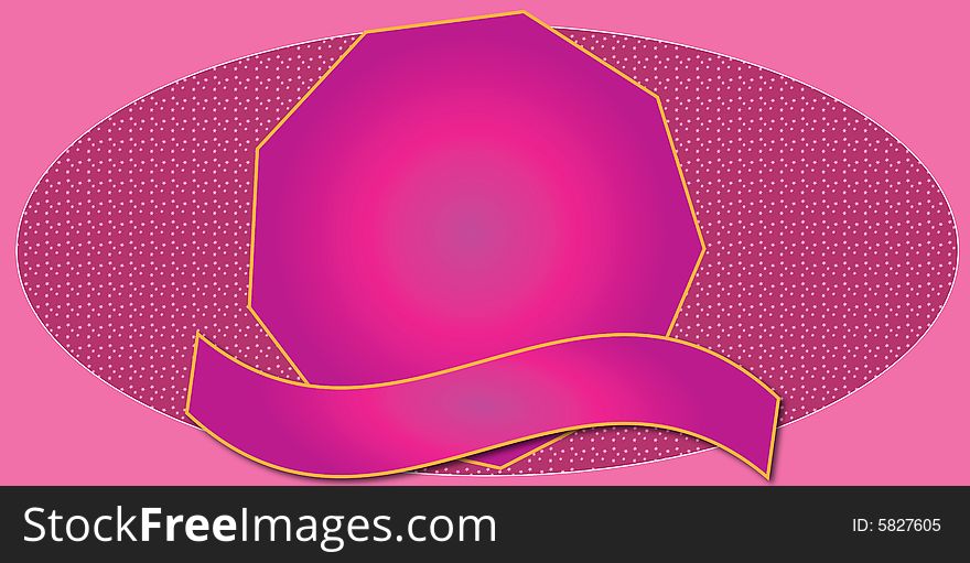 The abstract background having multiple shapes like oval polygon curve