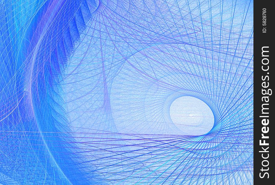 Other blue futuristic fractal background. Other blue futuristic fractal background