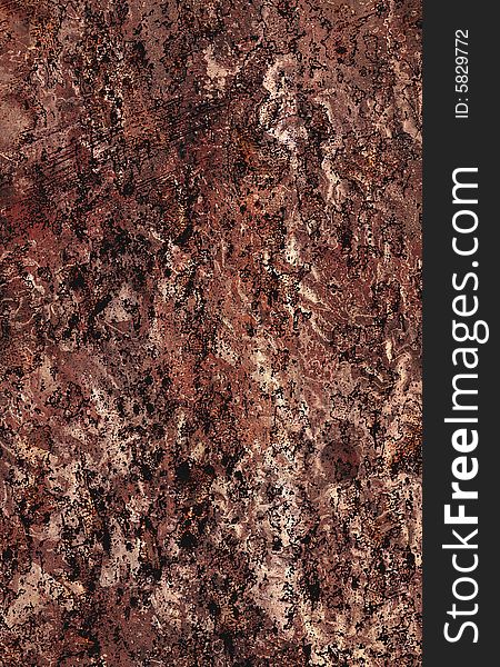 Large rusted metal background close up