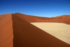 Dead Vlei, Namib Desert Royalty Free Stock Photo