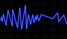 Grid With Waveform 3 Royalty Free Stock Photo Grid With Waveform 3 Royalty Free Stock Photo