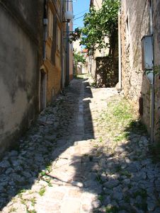 Narrow Streets And Buiding Stock Photo Narrow Streets And Buiding Stock Photo