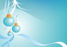 Blue Christmas Balls Stock Photography Blue Christmas Balls Stock Photography