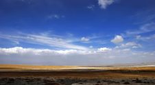 Golden Yellow Prairie And Blue Color Sky In Autumn Royalty Free Stock Photo Golden Yellow Prairie And Blue Color Sky In Autumn Royalty Free Stock Photo