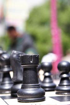 The Game Of Chess Royalty Free Stock Photography The Game Of Chess Royalty Free Stock Photography