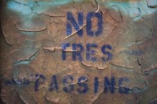 Trespassing Royalty Free Stock Photography Trespassing Royalty Free Stock Photography