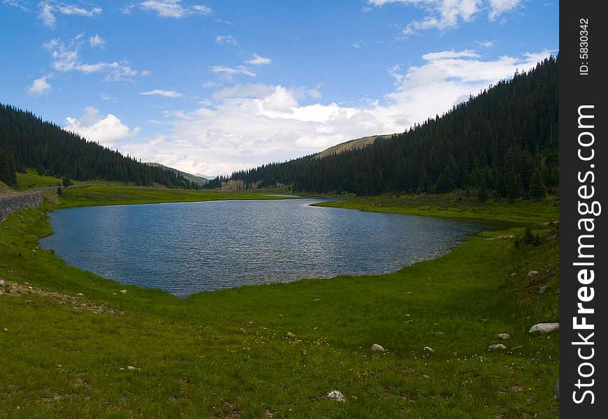 Poudre Lake at the continental divide, Milner Pass - Rocky Mountain National Park