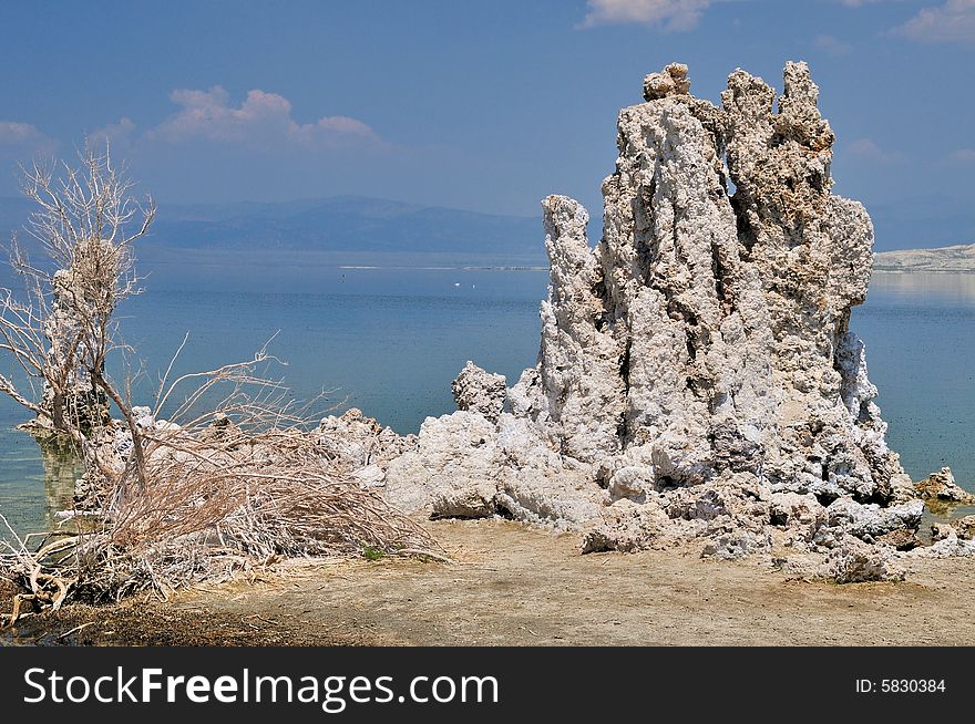 Tufa rock formation