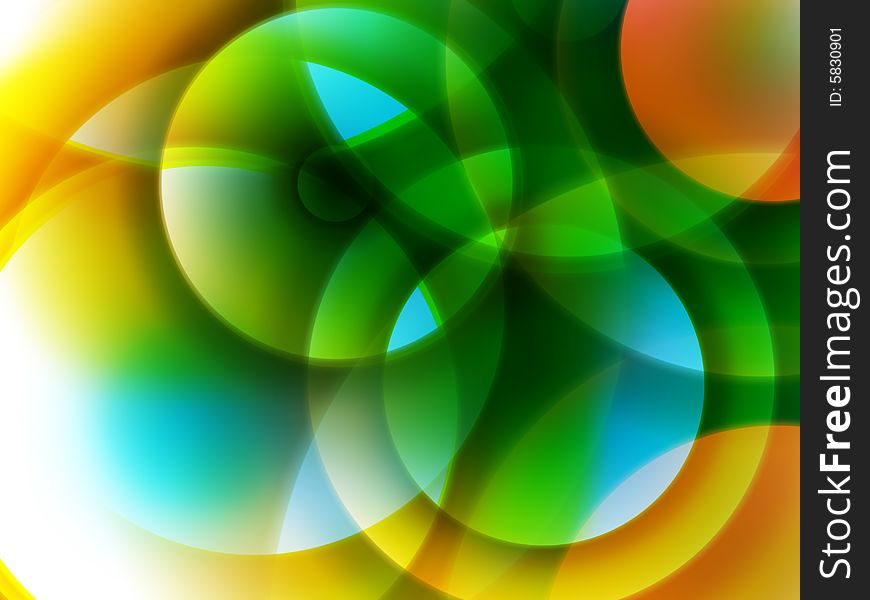 A abstract background image made up of colourful circles gradients. A abstract background image made up of colourful circles gradients.