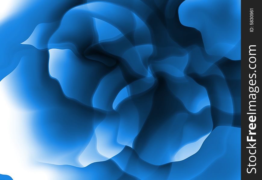 A abstract background made out of the colour blue. A abstract background made out of the colour blue.