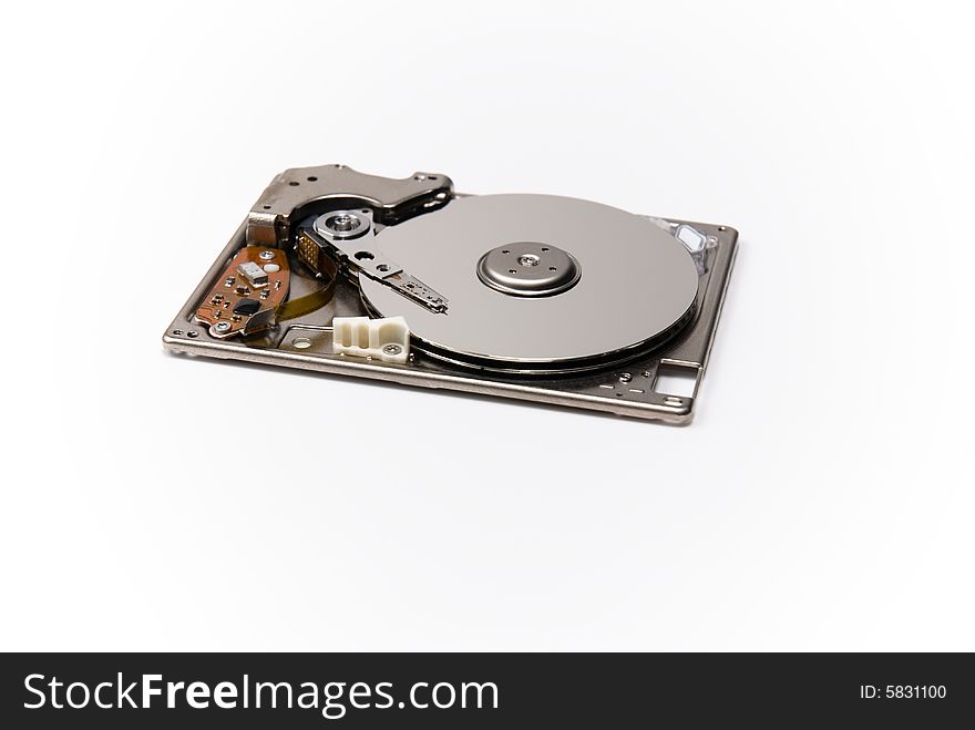 Opened Hard Disk Drive