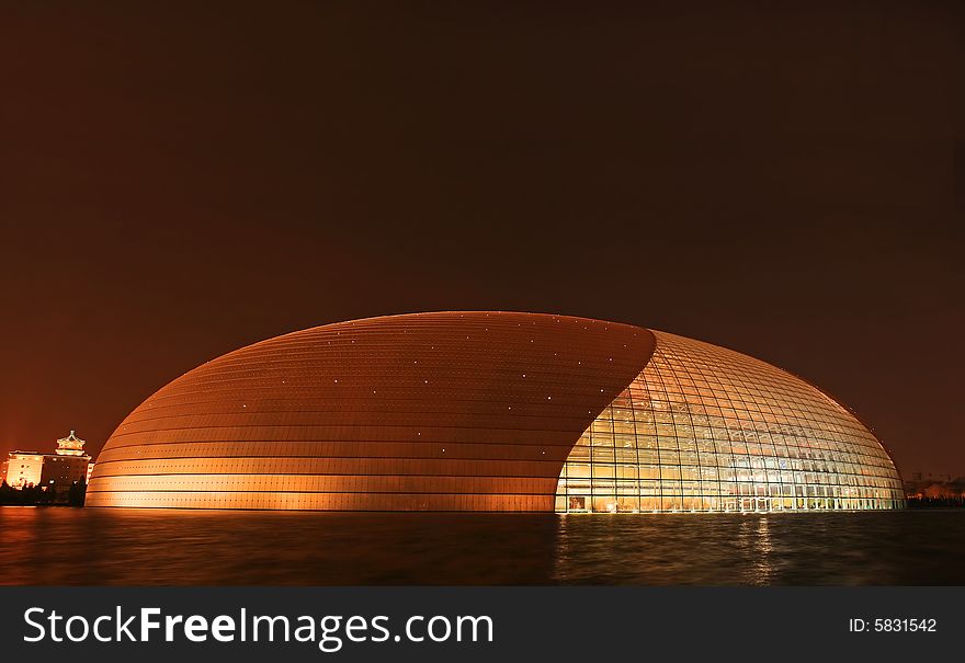 The newly opened Beijing National Theater Complex. The newly opened Beijing National Theater Complex