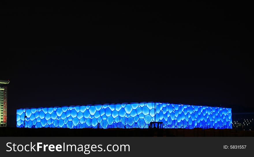 National Swimming Center �Water Cube� for 2008 Beijing Olympic