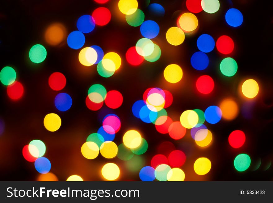 Christmas bokeh background