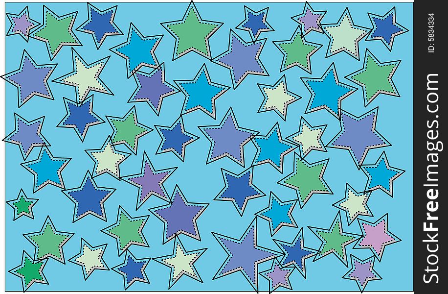 Abstract Star Background