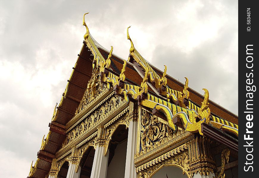 At the Grand Palace or Wat Phra Kaew in Bangkok, Thailand