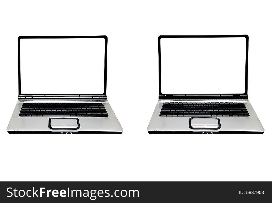 Pair of laptop computer