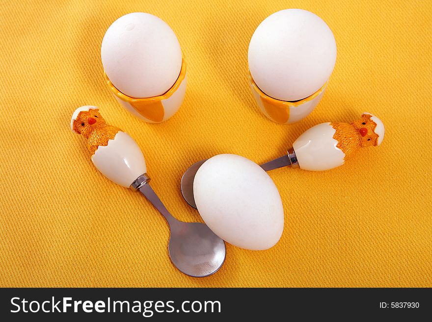 Breakfast eggs