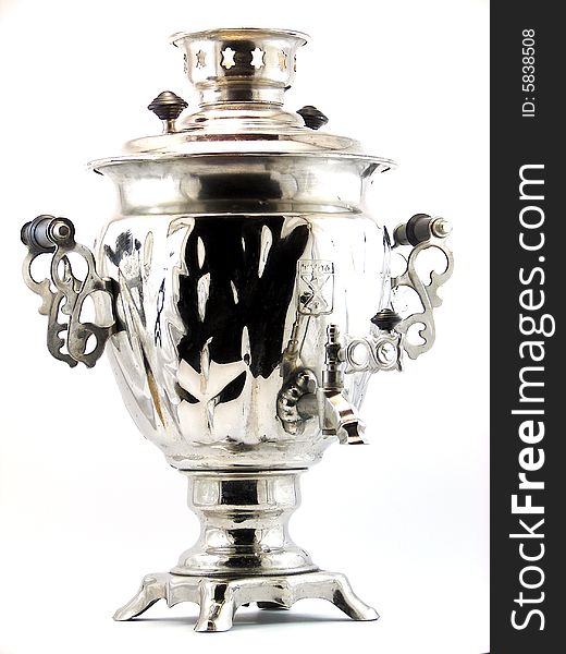 Samovar On A White Background