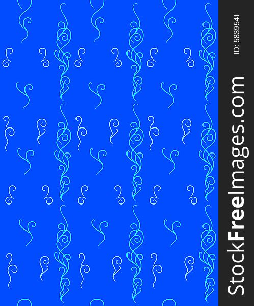 Blue Background. Vector Illustration
