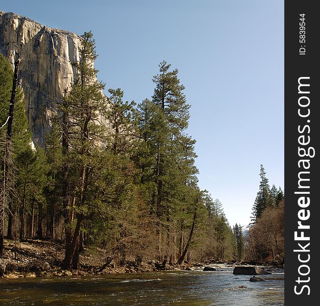 Merced River In Yosemite Valley