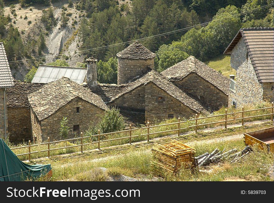 Village Pyrenees.