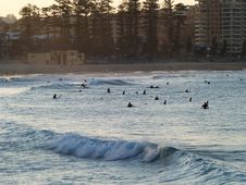 Surfers Royalty Free Stock Photos
