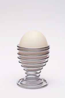 Egg In A Eggcup. Royalty Free Stock Images Egg In A Eggcup. Royalty Free Stock Images