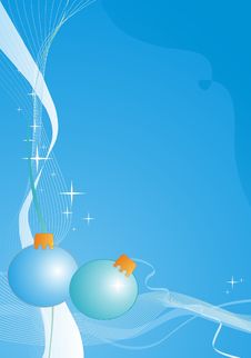 Blue Christmas Balls Royalty Free Stock Photo Blue Christmas Balls Royalty Free Stock Photo