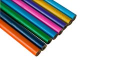 Set Of Color Pencils Royalty Free Stock Photos Set Of Color Pencils Royalty Free Stock Photos