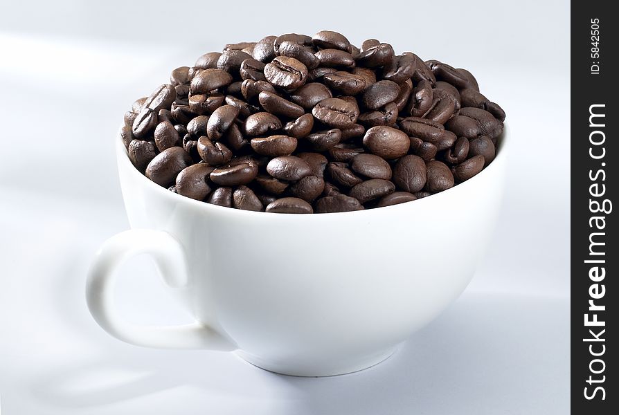 A cup of coffee bean