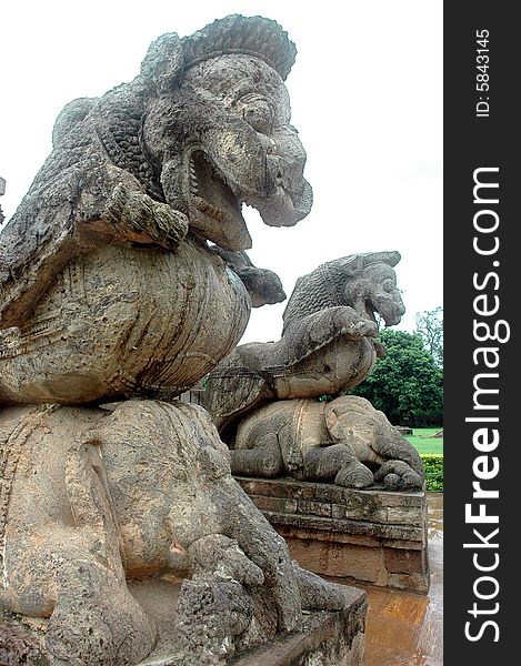 Konark Temple Of Orissa-India.