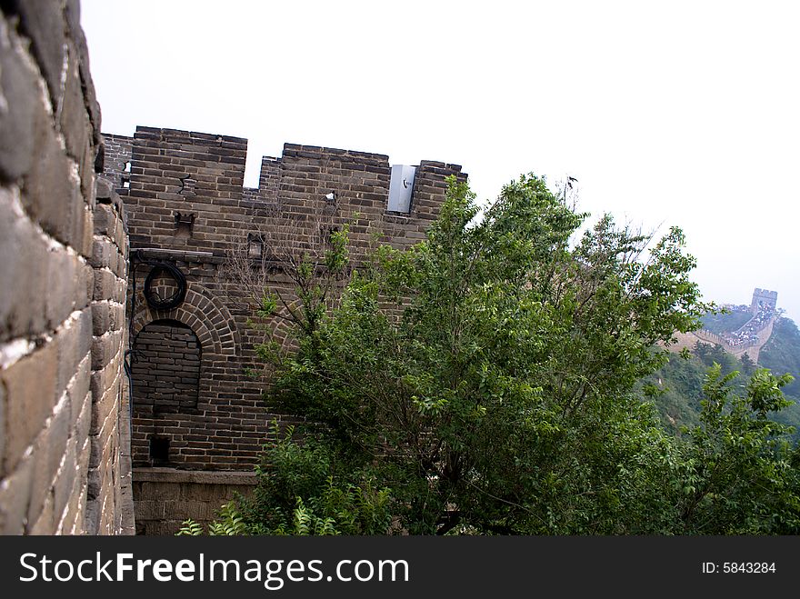 The historical landmark in Beijing, China - Great Wall, one of the famous wonders in the world