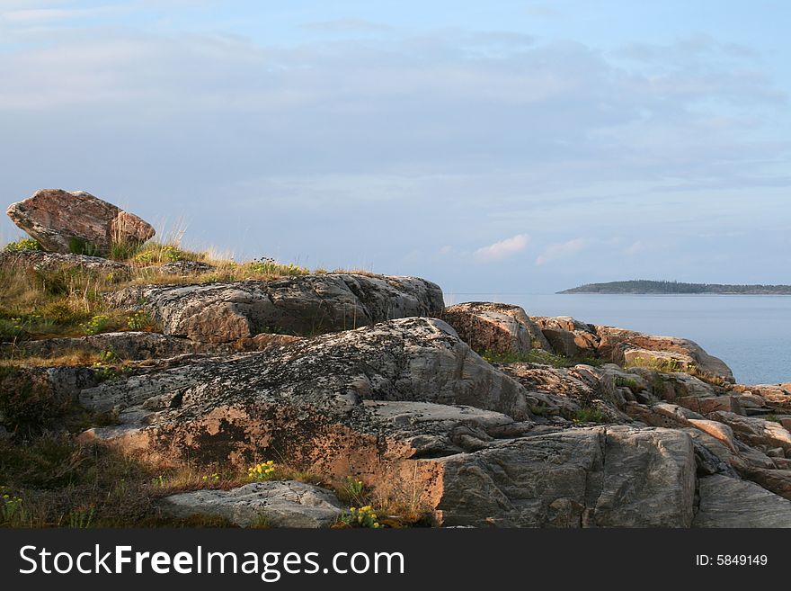 Stone on the hill nera sea